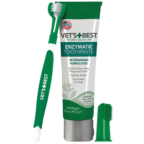 Dog toothbrush enzymatic - toothbrush,