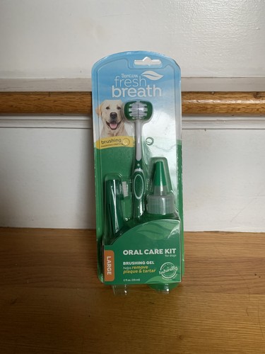 New dog toothbrush tropiclean - new,