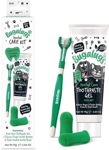 Bugalugs dental kit dog cat - dental,
