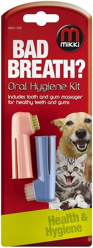 Mikki dog finger toothbrush - mikki,
