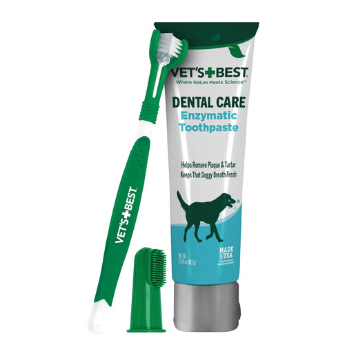 Dog toothpaste toothbrush - &,