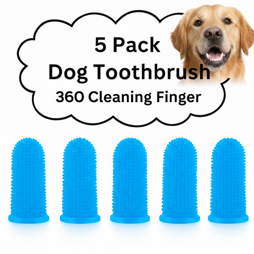 Packs dog toothbrush finger - dog,