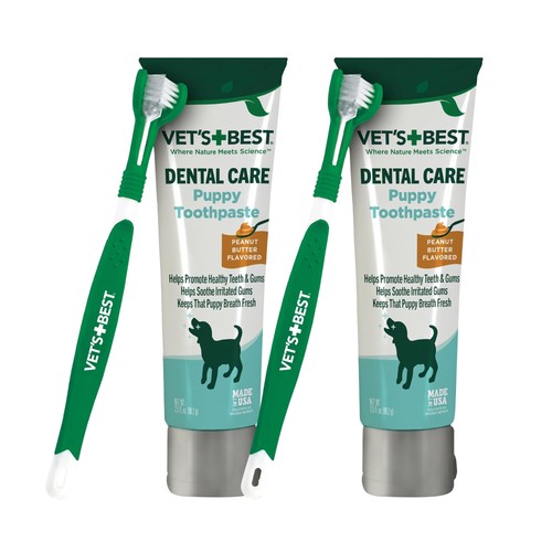 Vet best puppy dental kit - vet’s,
