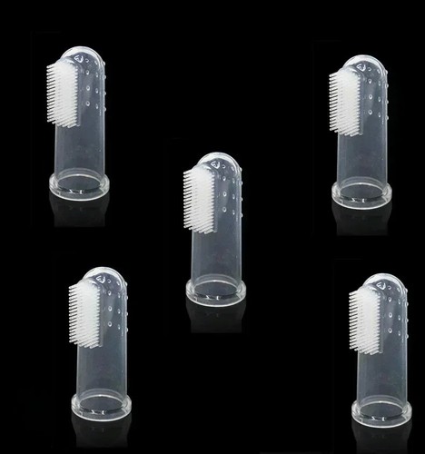 5pcs dog finger toothbrush - finger,
