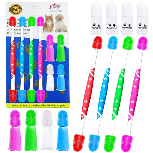 360 dog toothbrush - toothbrush, finger