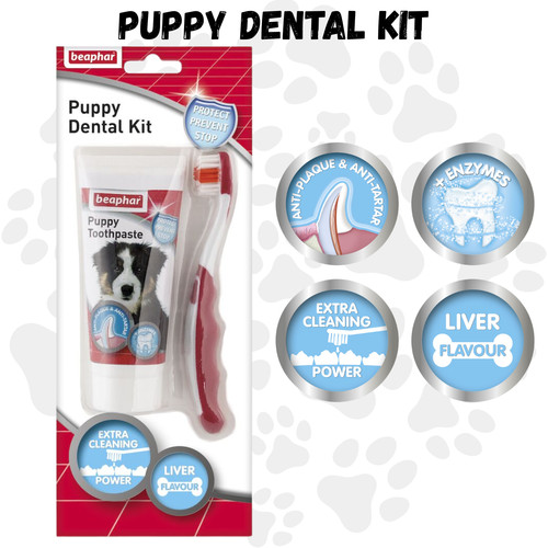 Beaphar puppy dental kit - beaphar,